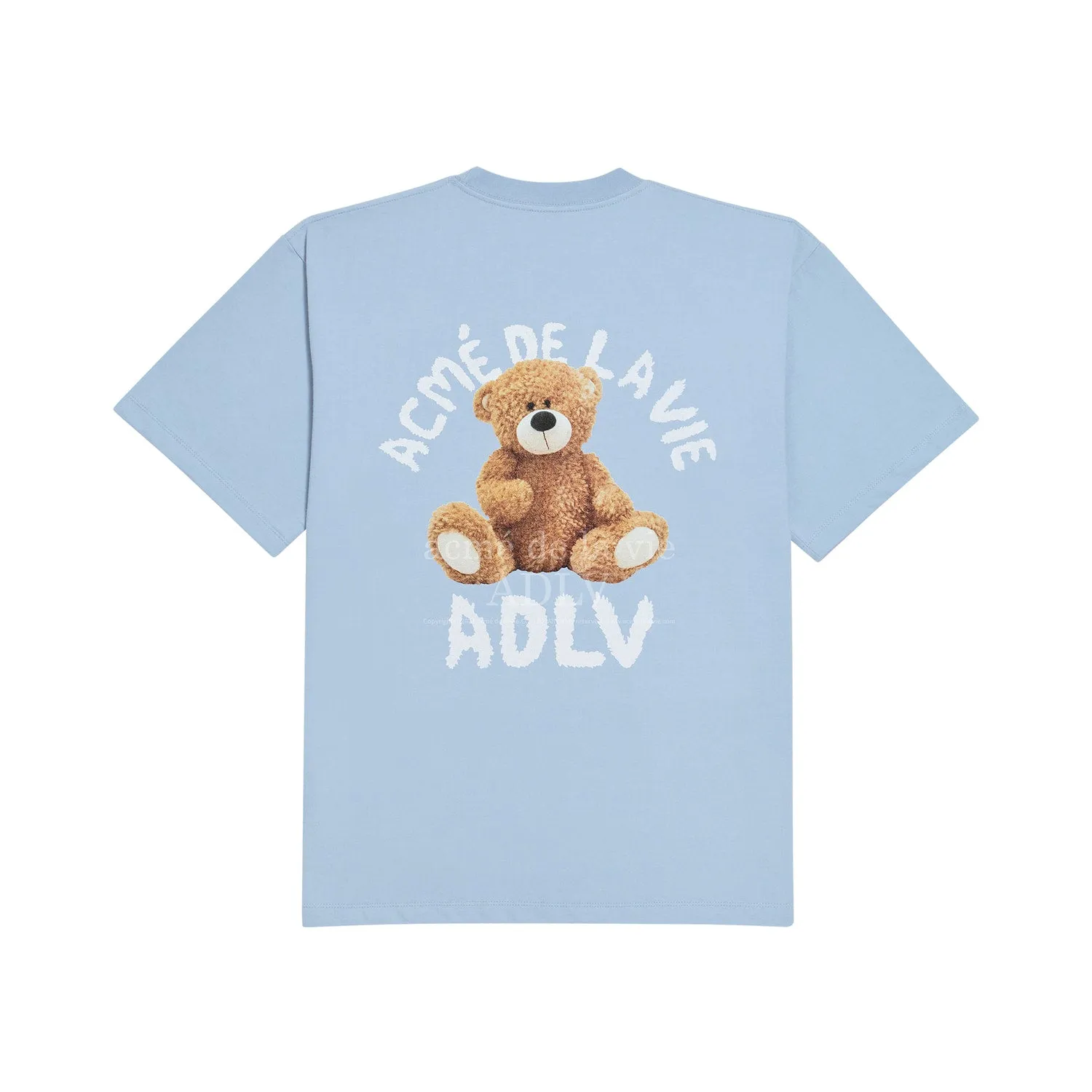 acmé de la vie (ADLV) Teddy Bear (Bear Doll) Short Sleeve T-Shirt Skyblue