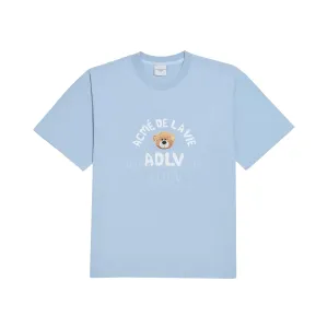 acmé de la vie (ADLV) Teddy Bear (Bear Doll) Short Sleeve T-Shirt Skyblue