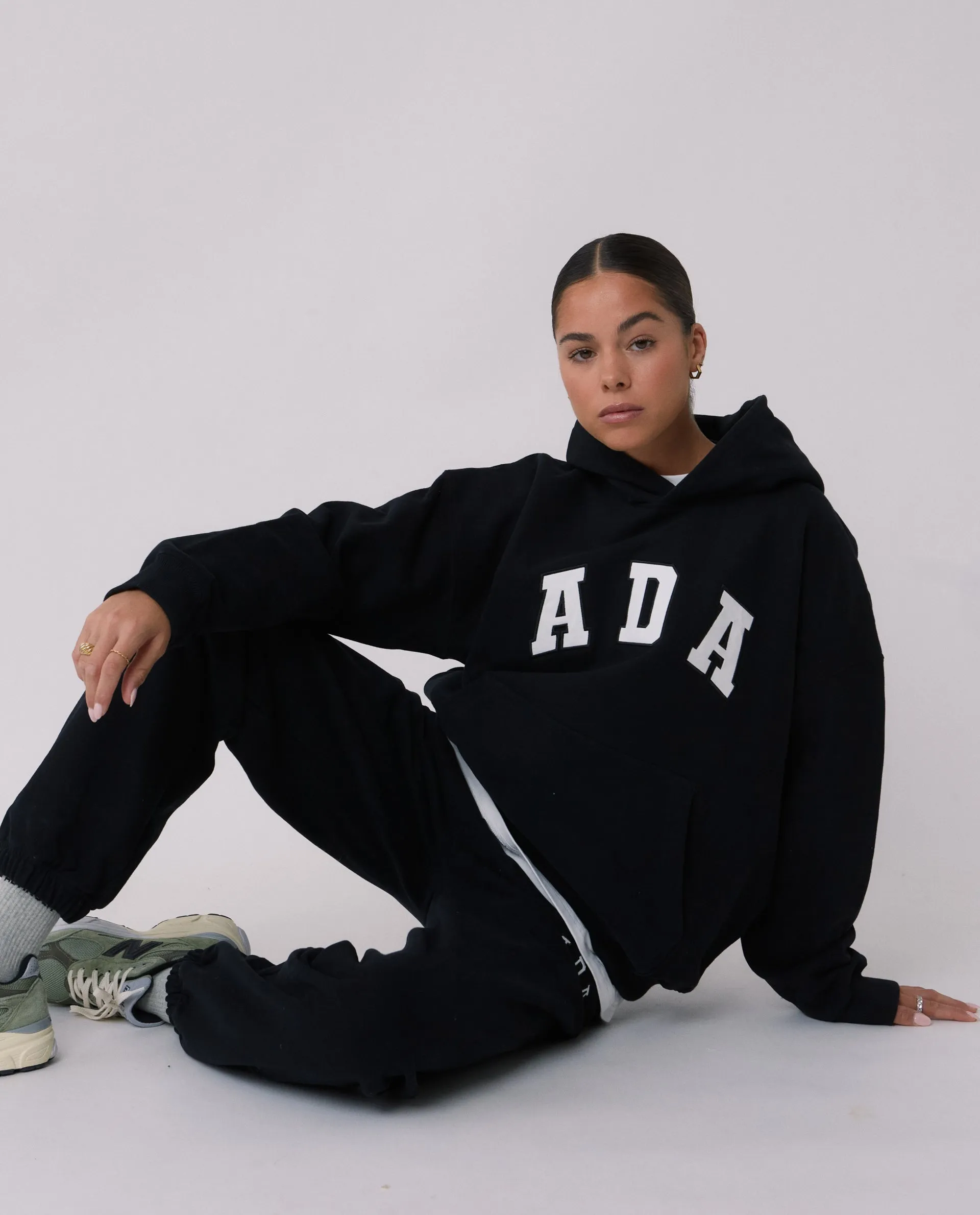 ADA Oversized Hoodie - Black