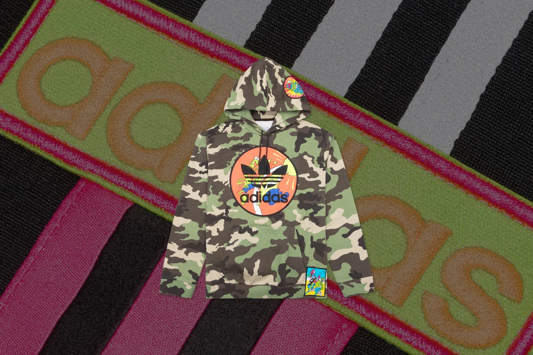 Adidas Originals x Jeremy Scott Hoodie - Multi Color