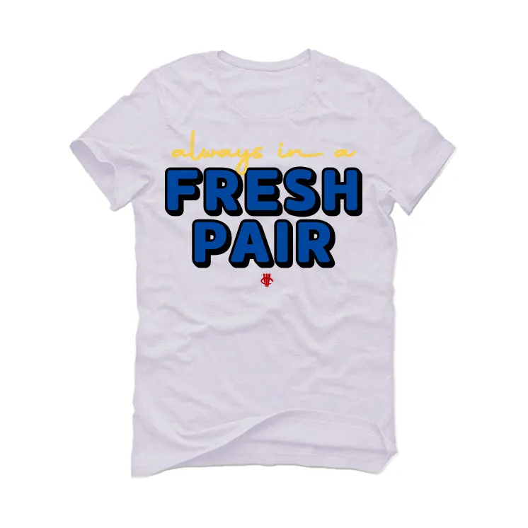 Air Jordan 1 High OG WMNS “Reverse Laney” White T-Shirt (Fresh Pair)