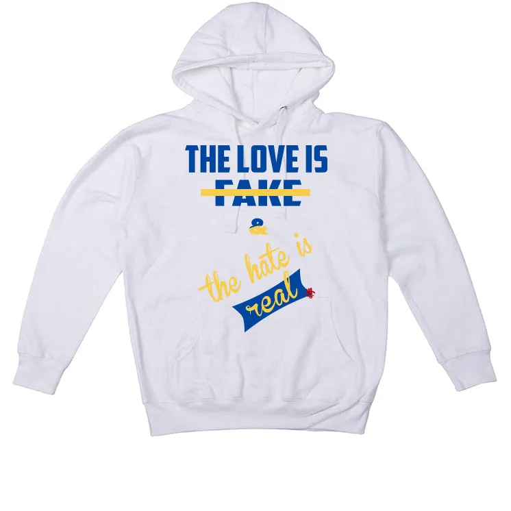 Air Jordan 1 High OG WMNS “Reverse Laney” White T-Shirt (Love is Fake)