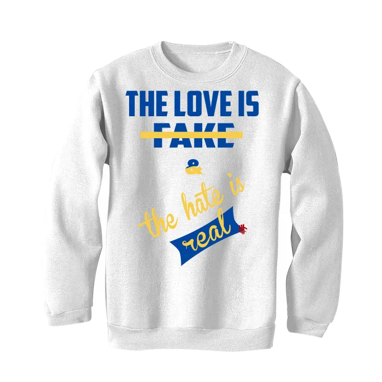 Air Jordan 1 High OG WMNS “Reverse Laney” White T-Shirt (Love is Fake)