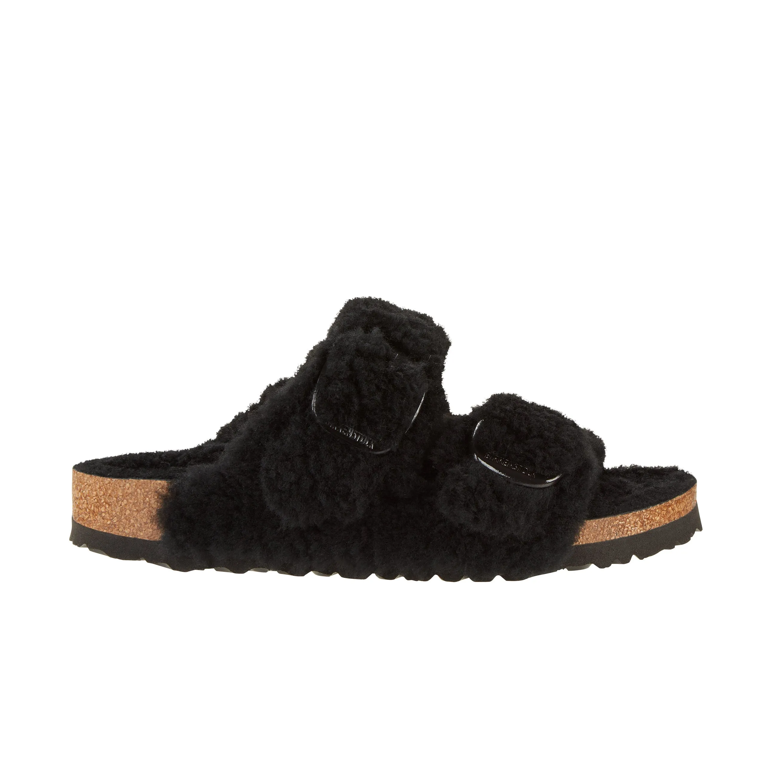 Arizona Big Buckle Shearling Black Teddy Shearling