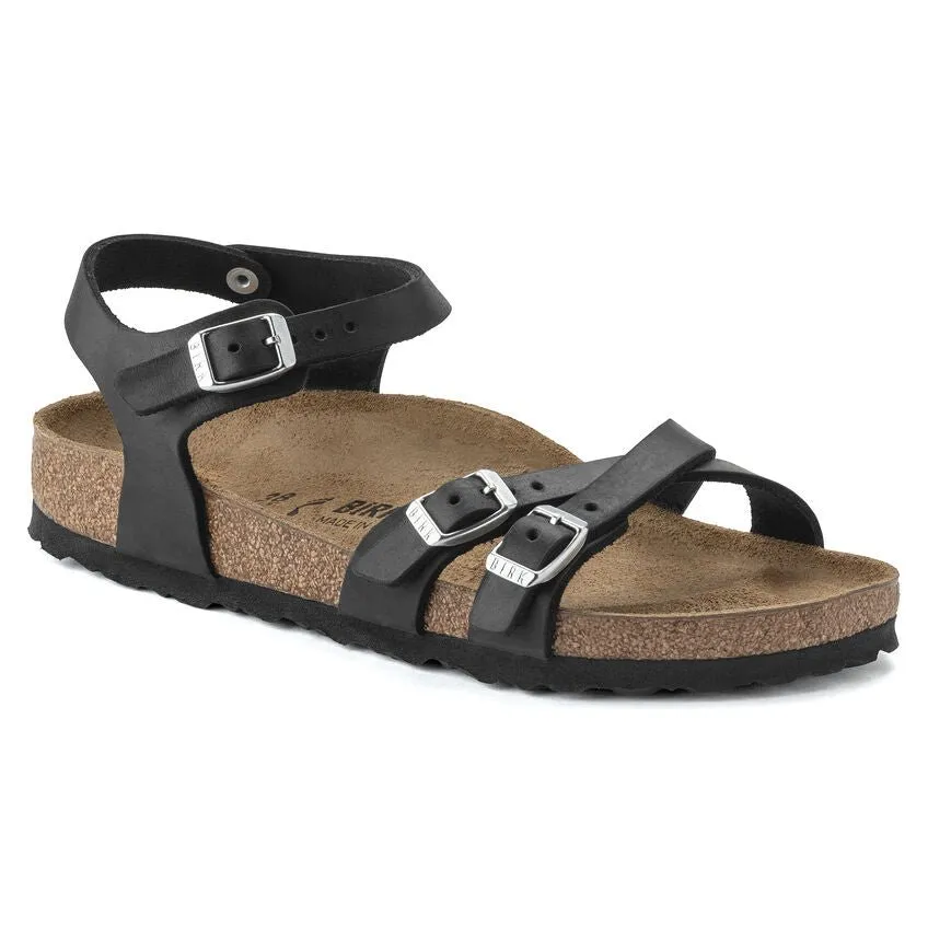 Birkenstock Women's Kumba - Black Oiled Leather