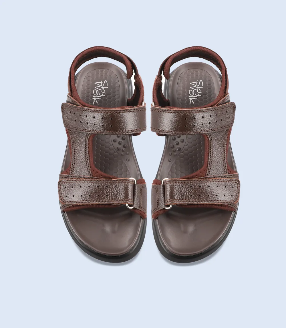 BM4418-DARKBROWN-Men Comfort Sandal