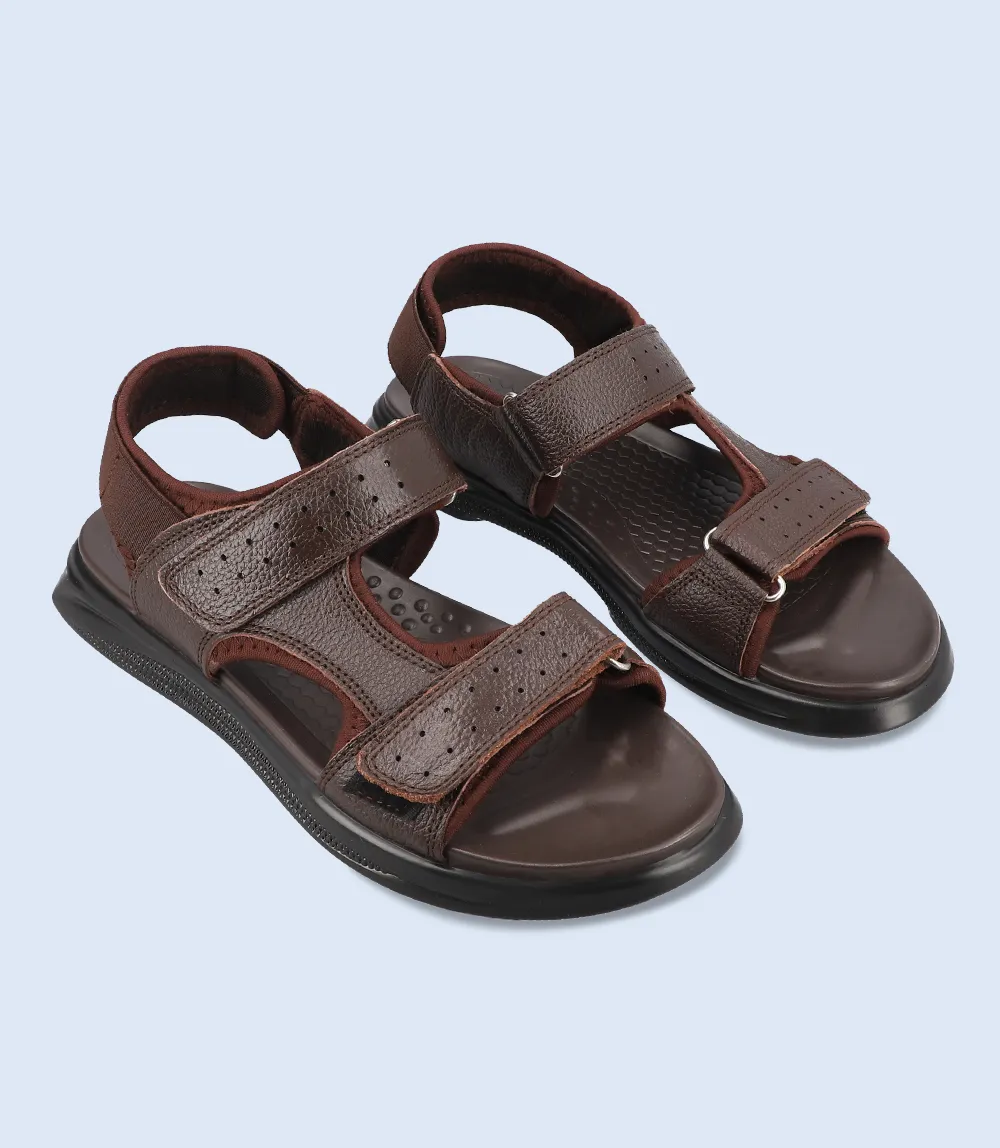 BM4418-DARKBROWN-Men Comfort Sandal