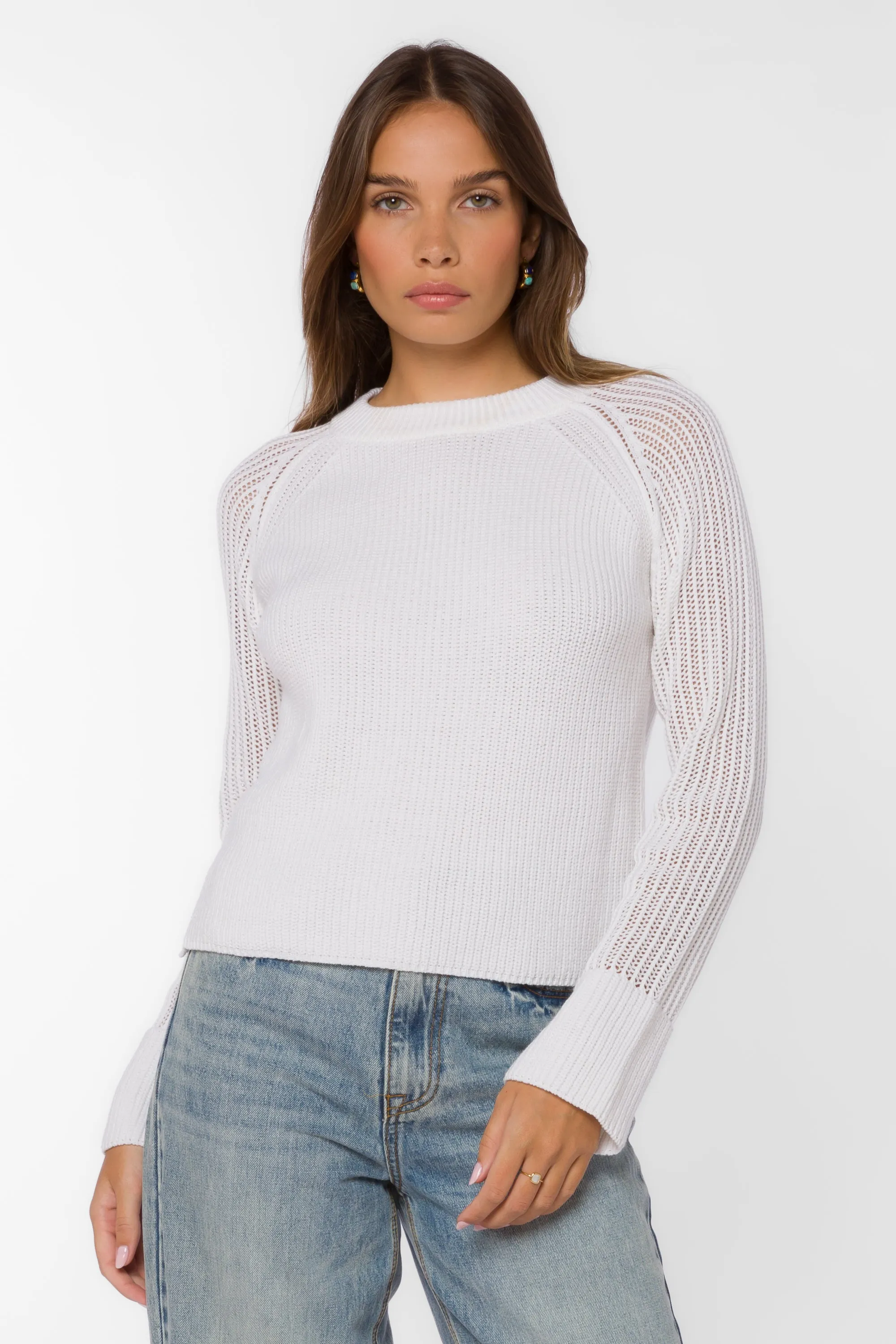 Craig Optic White Sweater