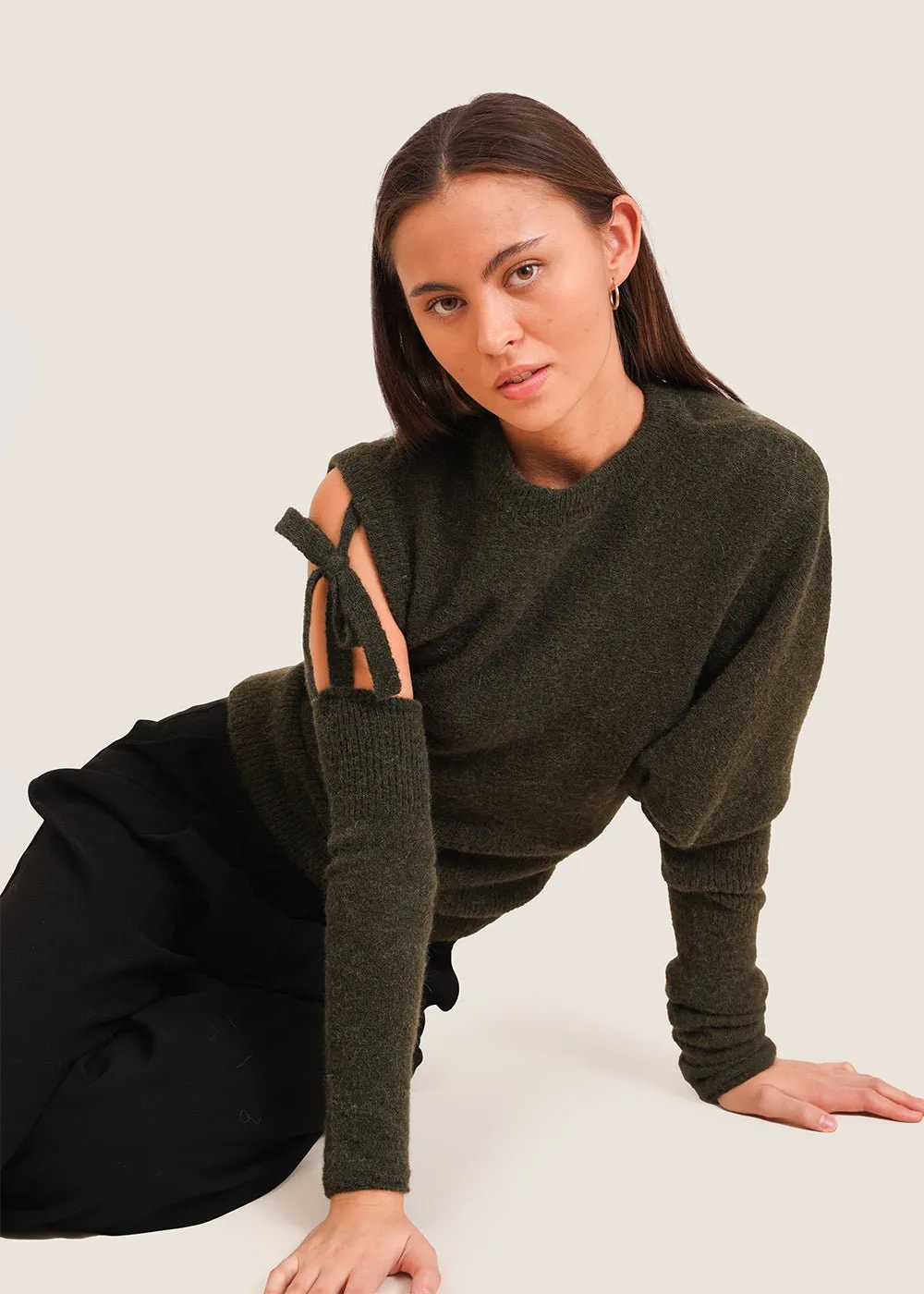 Dark Khaki Carlita Sweater