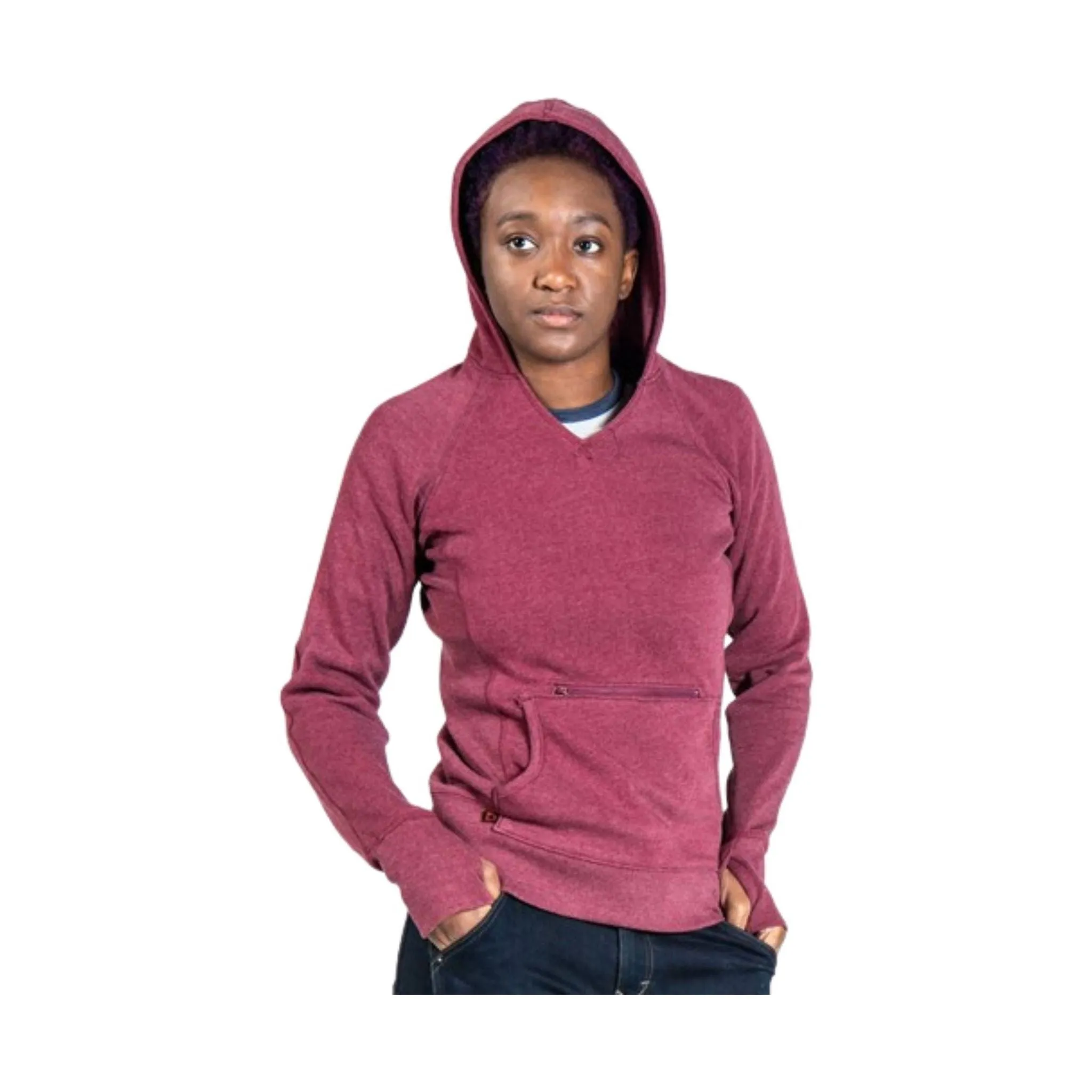 Dovetail Women's Anna Pullover Hoody - Heather Currant