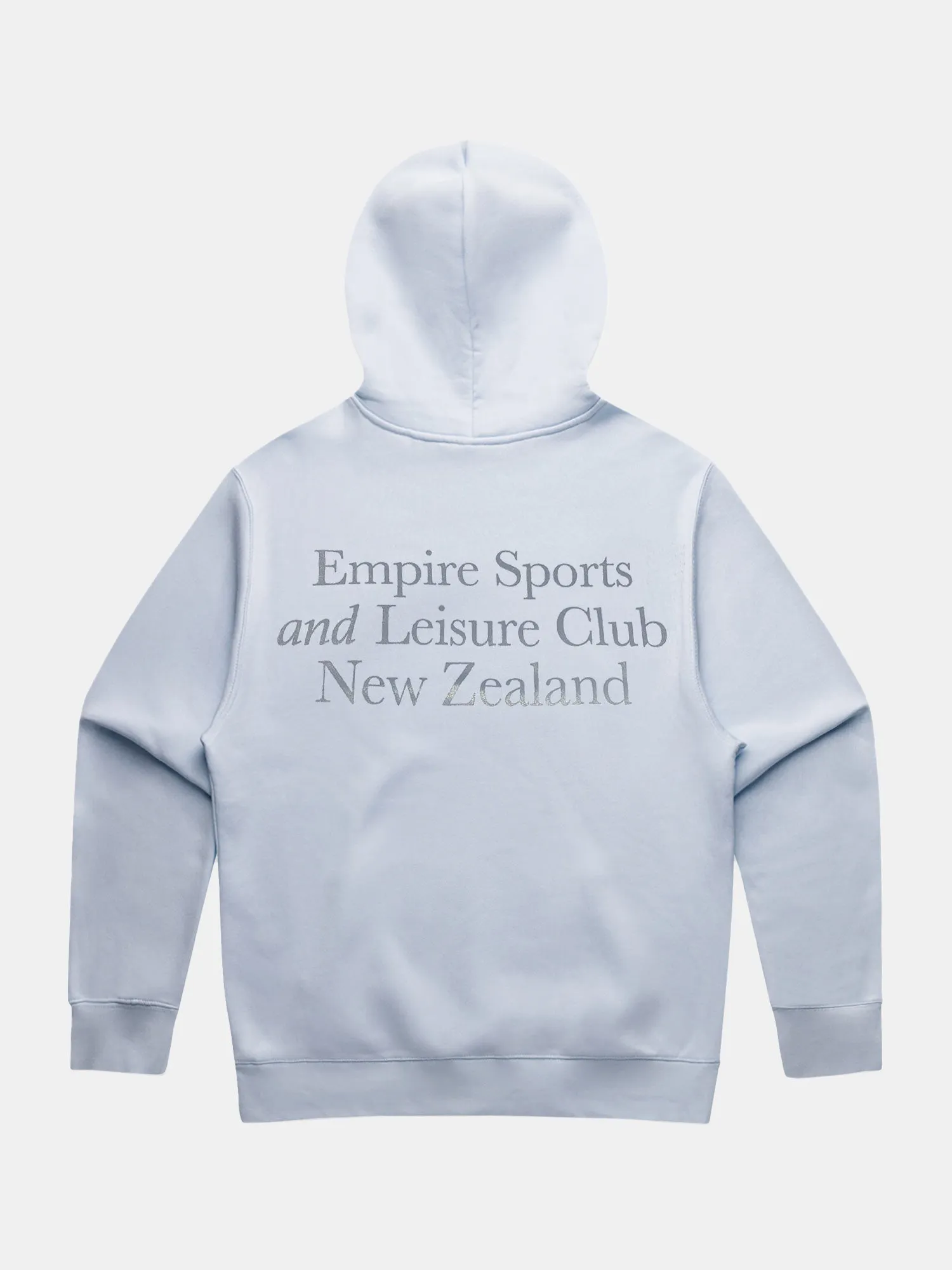 Empire Sports & Leisure Club Embroidered Hood - Winter Blue / Steel