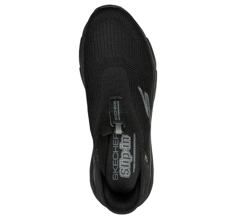 Espadrile sport, barbati, SKECHERS MAX CUSHIONING ELITE ADVANTAGEOUS SLIP-INS, 220389-BBK negru, textil