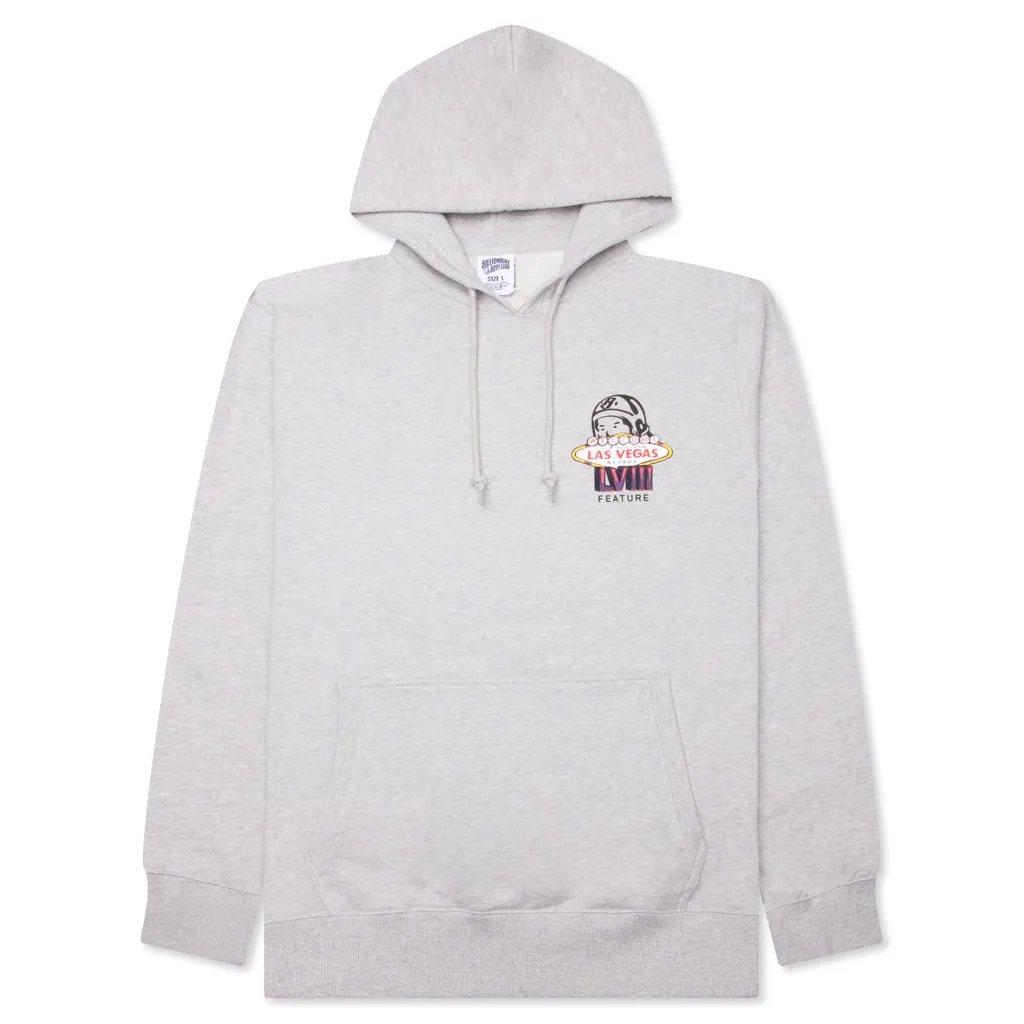 Feature x Billionaire Boys Club Stadium Hoodie - Heather Grey