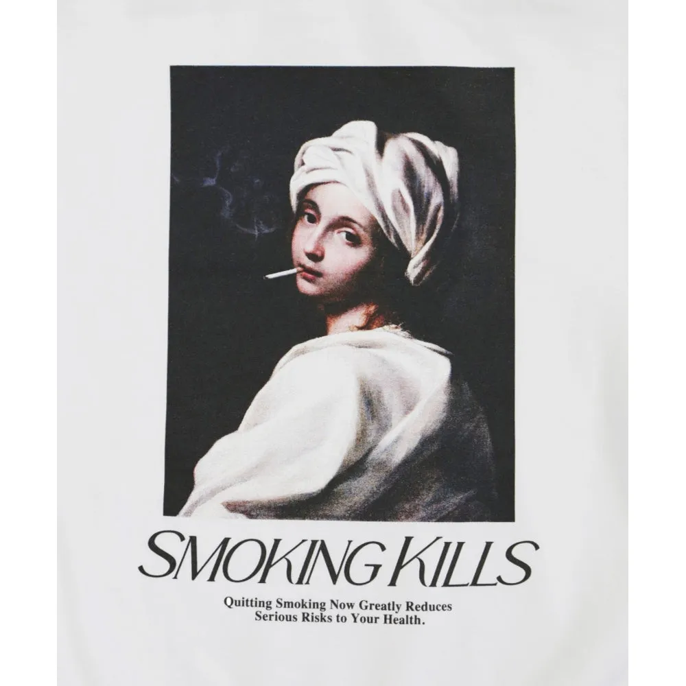 #FR2 SMOKING ART HOODIE-WHITE