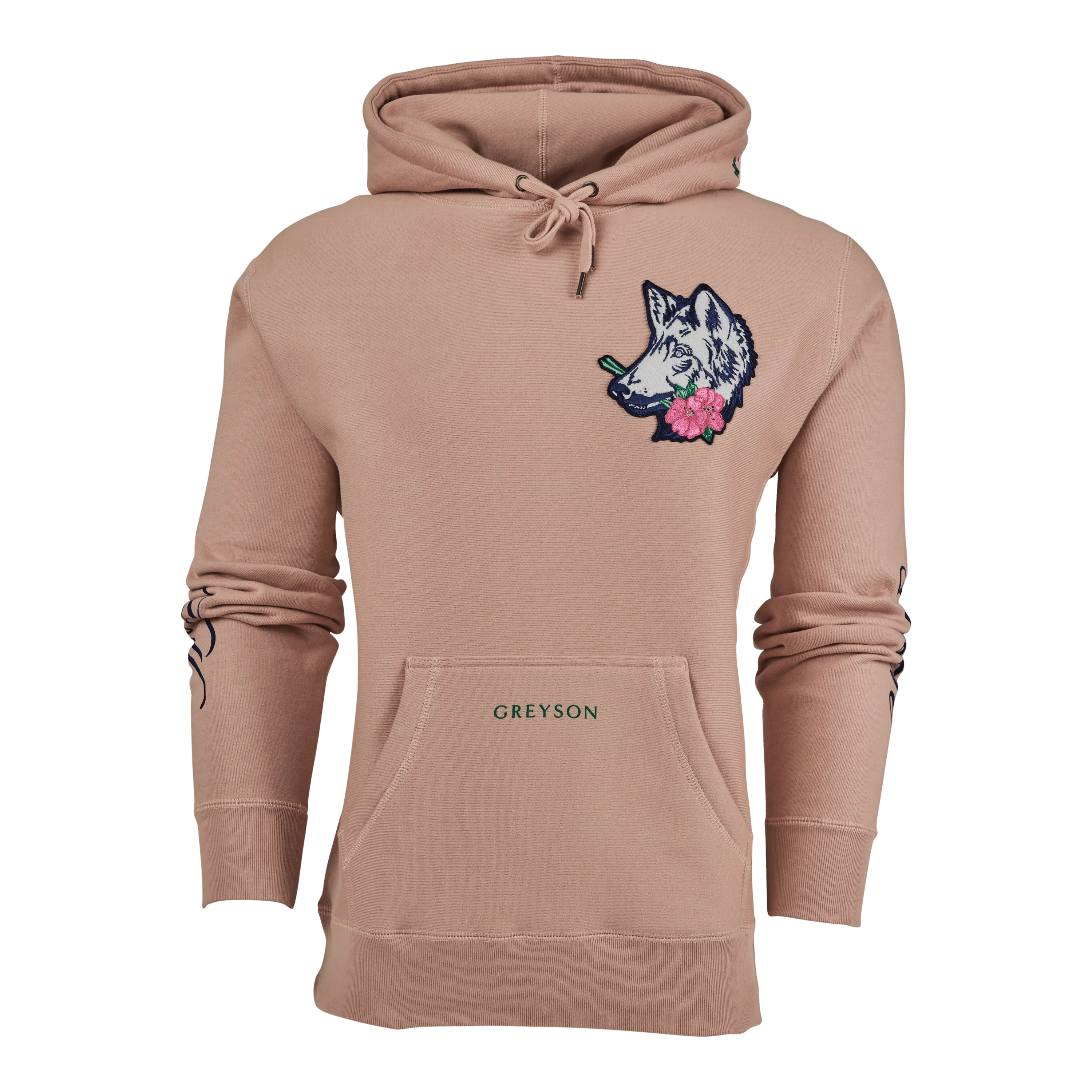 Wilderness-Inspired Fireside Hoodie - Garden of Wolves Design