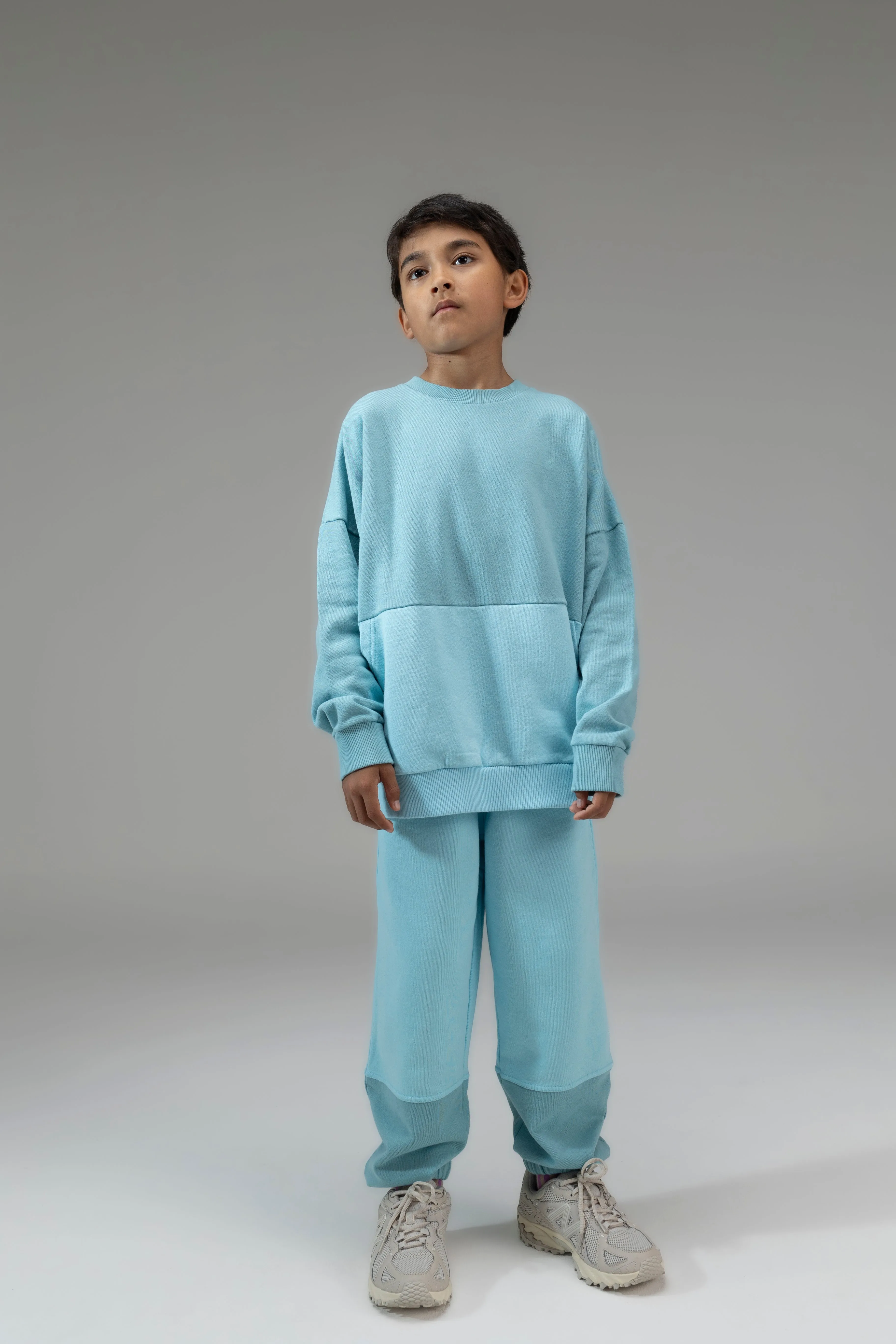 Kinder Sweater Artic / Reef Waters