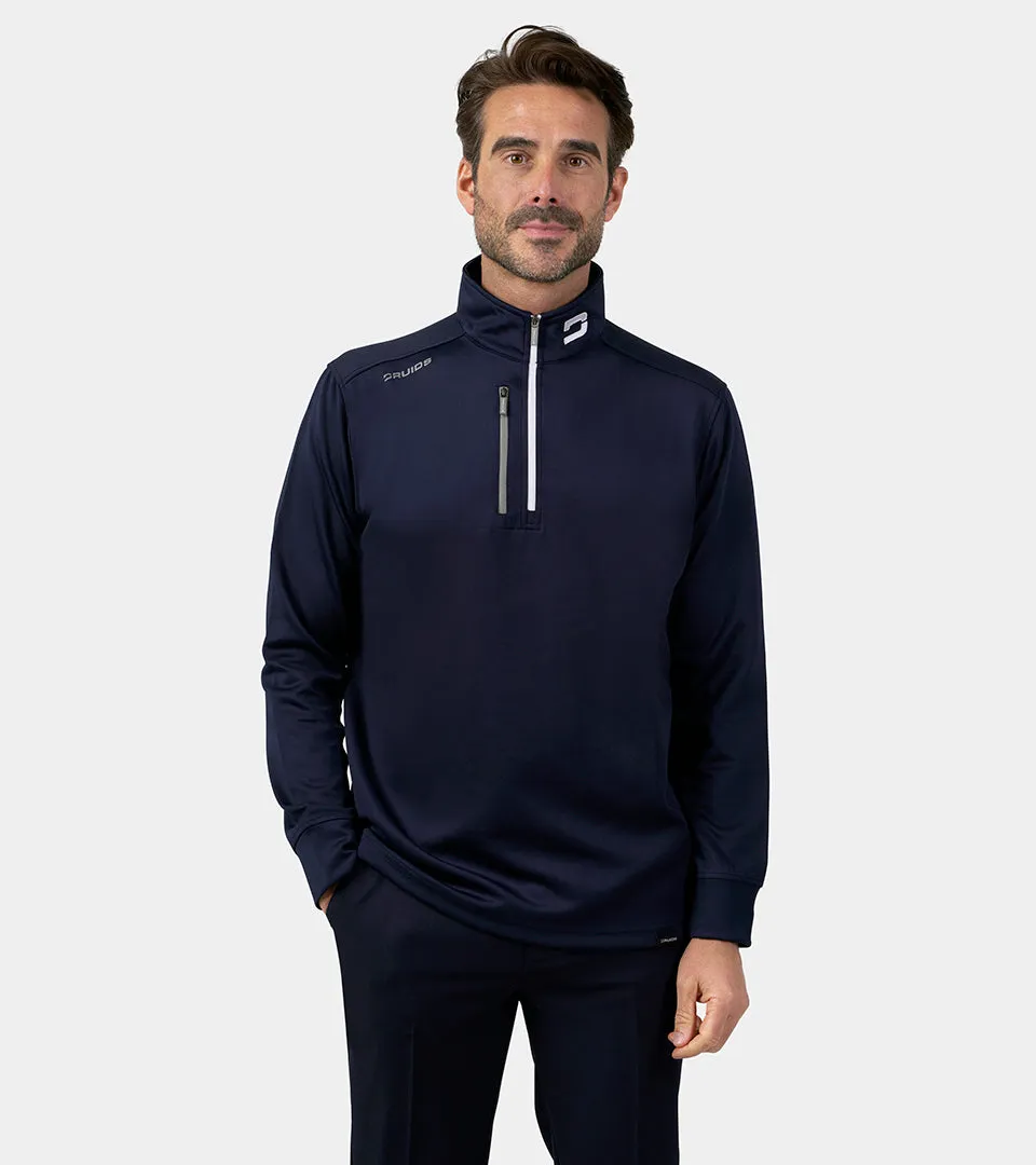 MEN'S ULTRA BLEND GOLF MIDLAYER 1/4 ZIP - NAVY