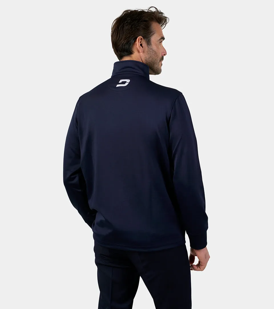 MEN'S ULTRA BLEND GOLF MIDLAYER 1/4 ZIP - NAVY