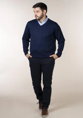 Mens V-Neck Jumper