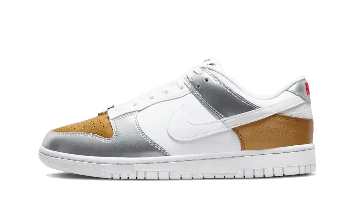 Nike Dunk Low Gold Silver