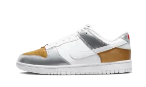 Nike Dunk Low Gold Silver