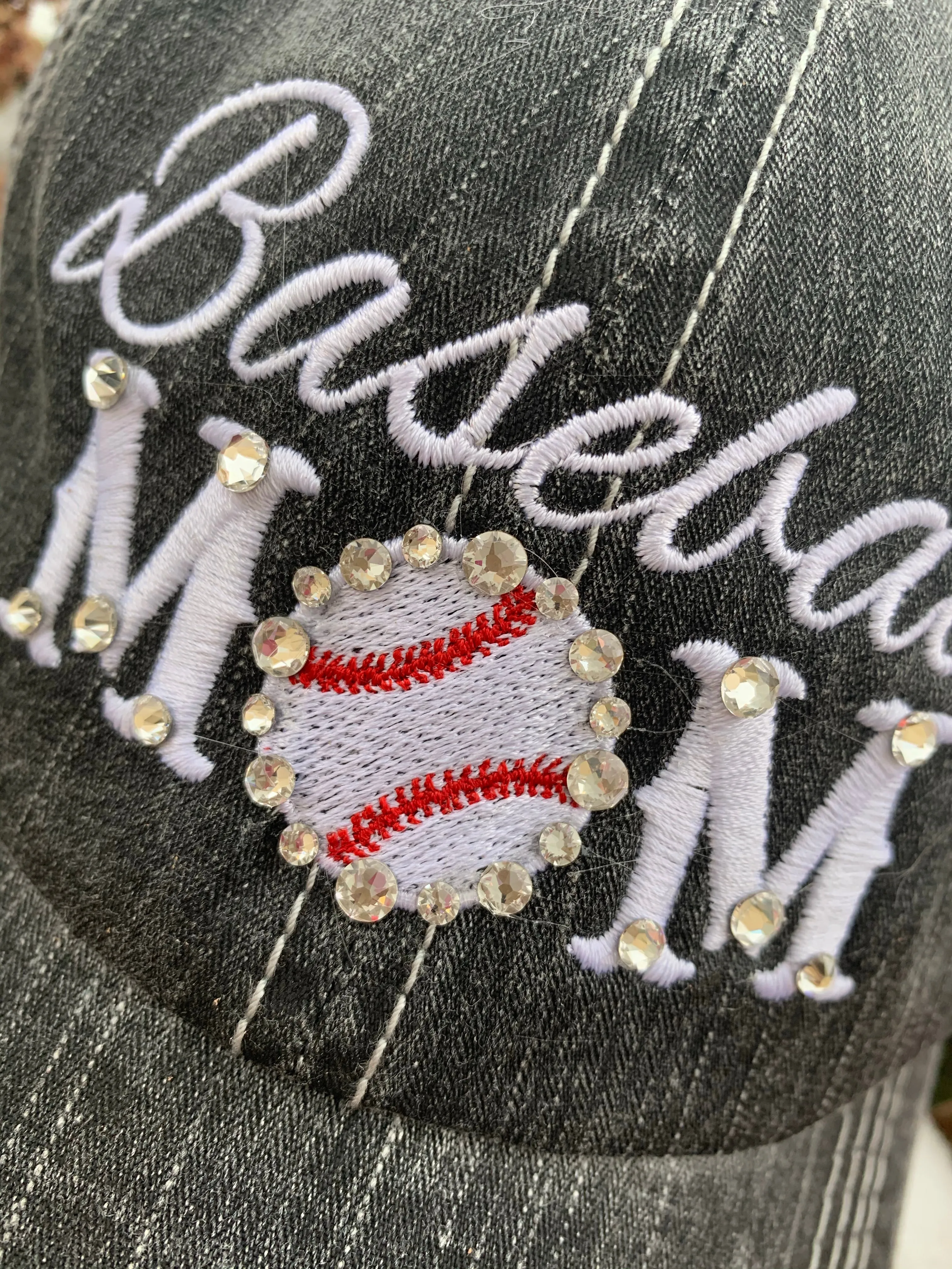 Personalized Mom hats Baseball mom Embroidered womens distressed trucker cap Sports