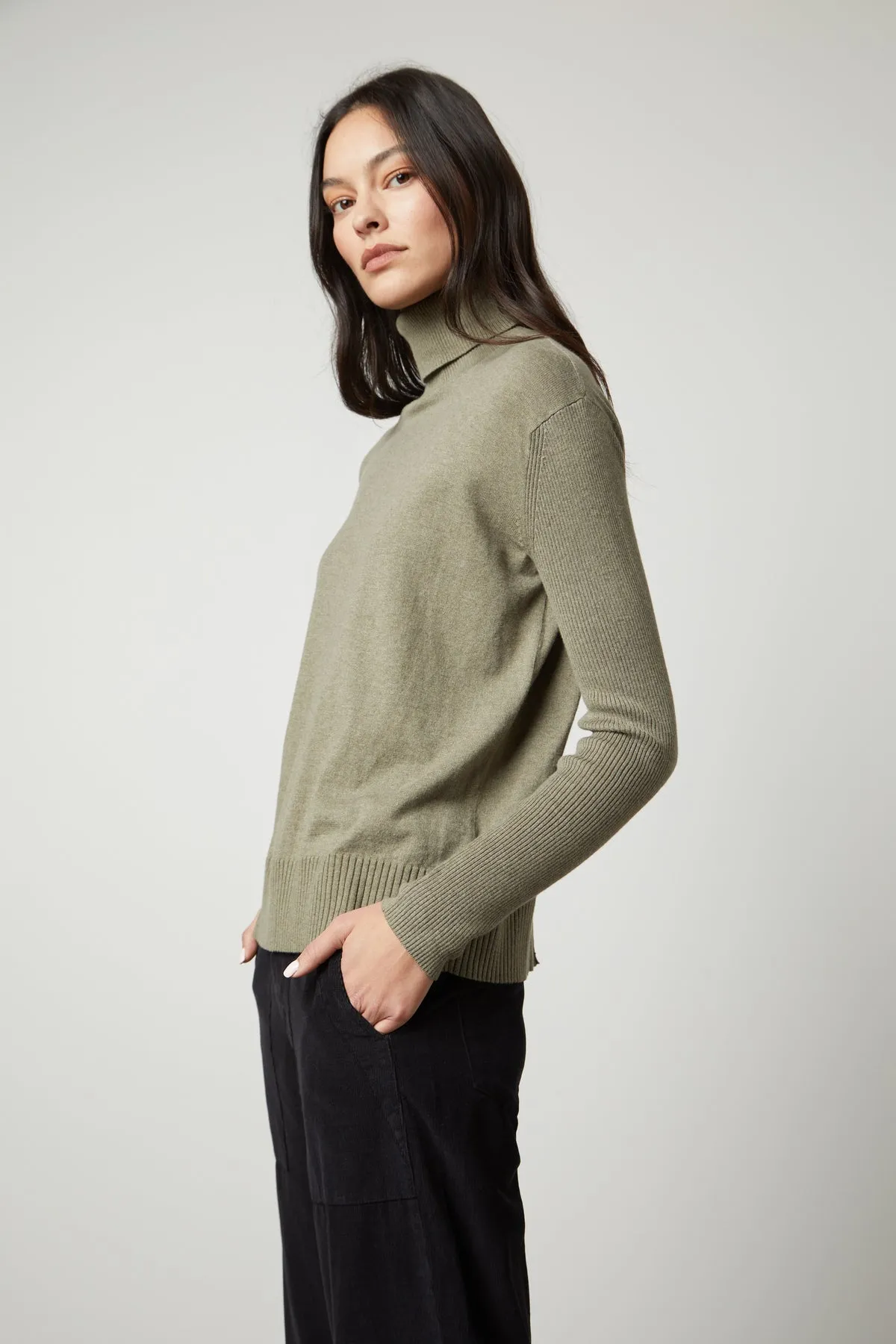 SALLY MOCK NECK SWEATER