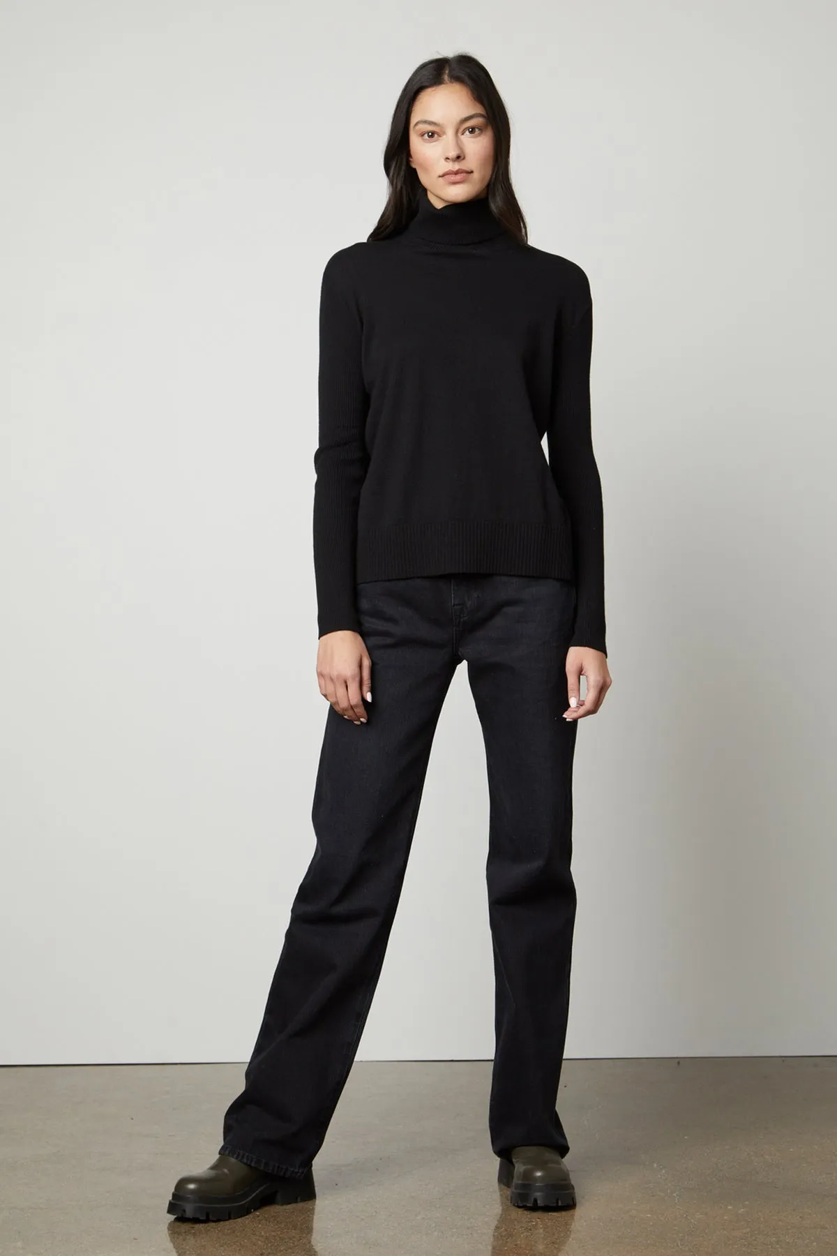 SALLY MOCK NECK SWEATER