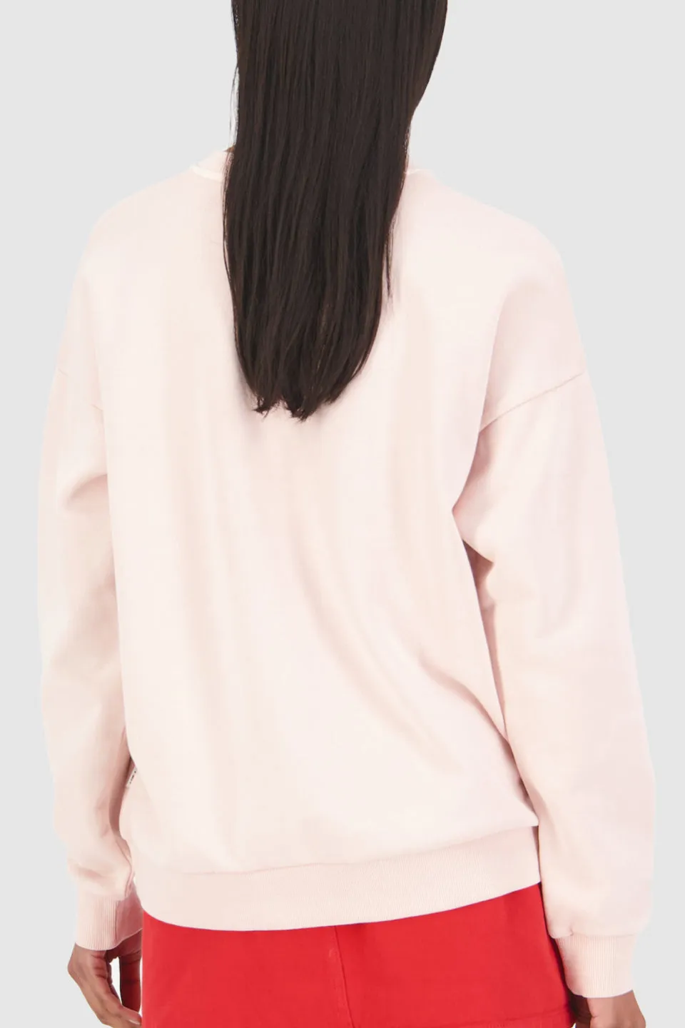 Slouch LS Gum Pink Crew