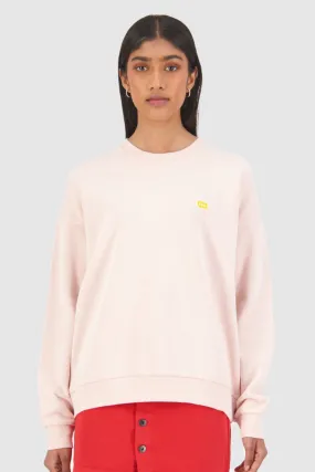 Slouch LS Gum Pink Crew