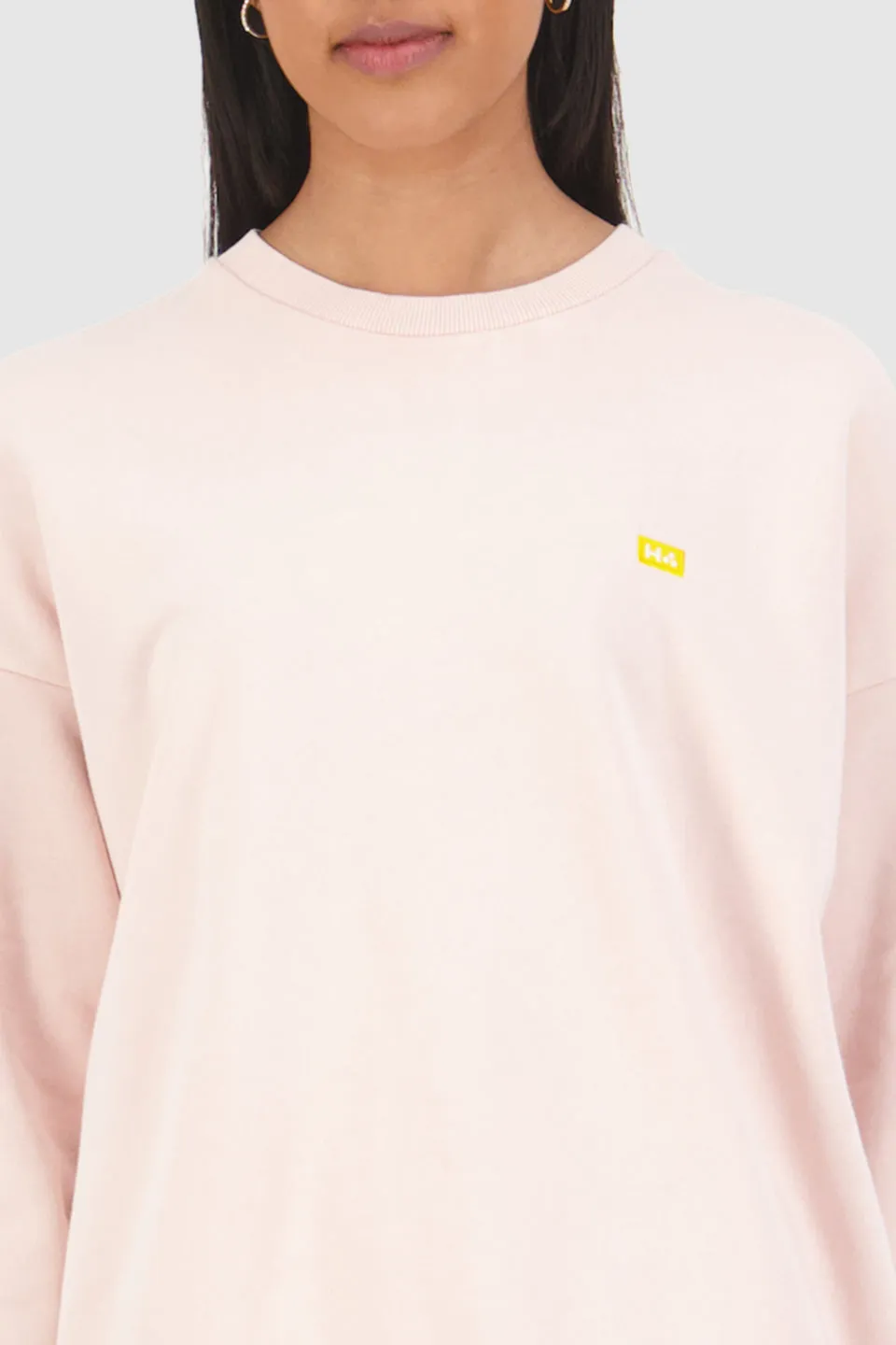 Slouch LS Gum Pink Crew