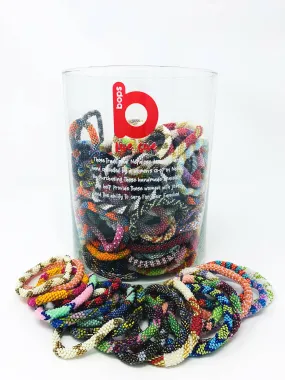 *SPECIAL* 150 Assorted Nepal Bracelets in Glass Jar