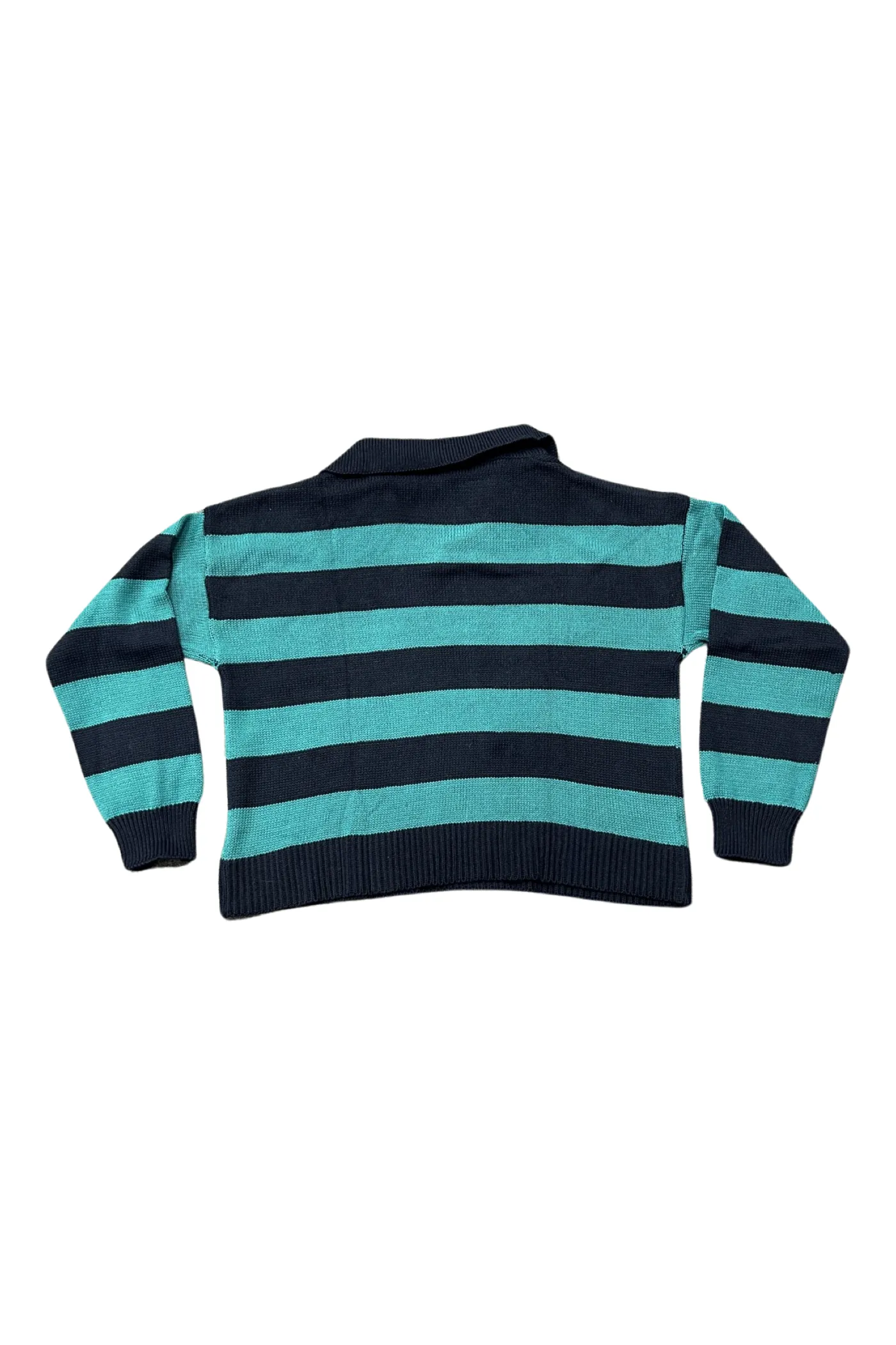 Stripe Polo Sweater