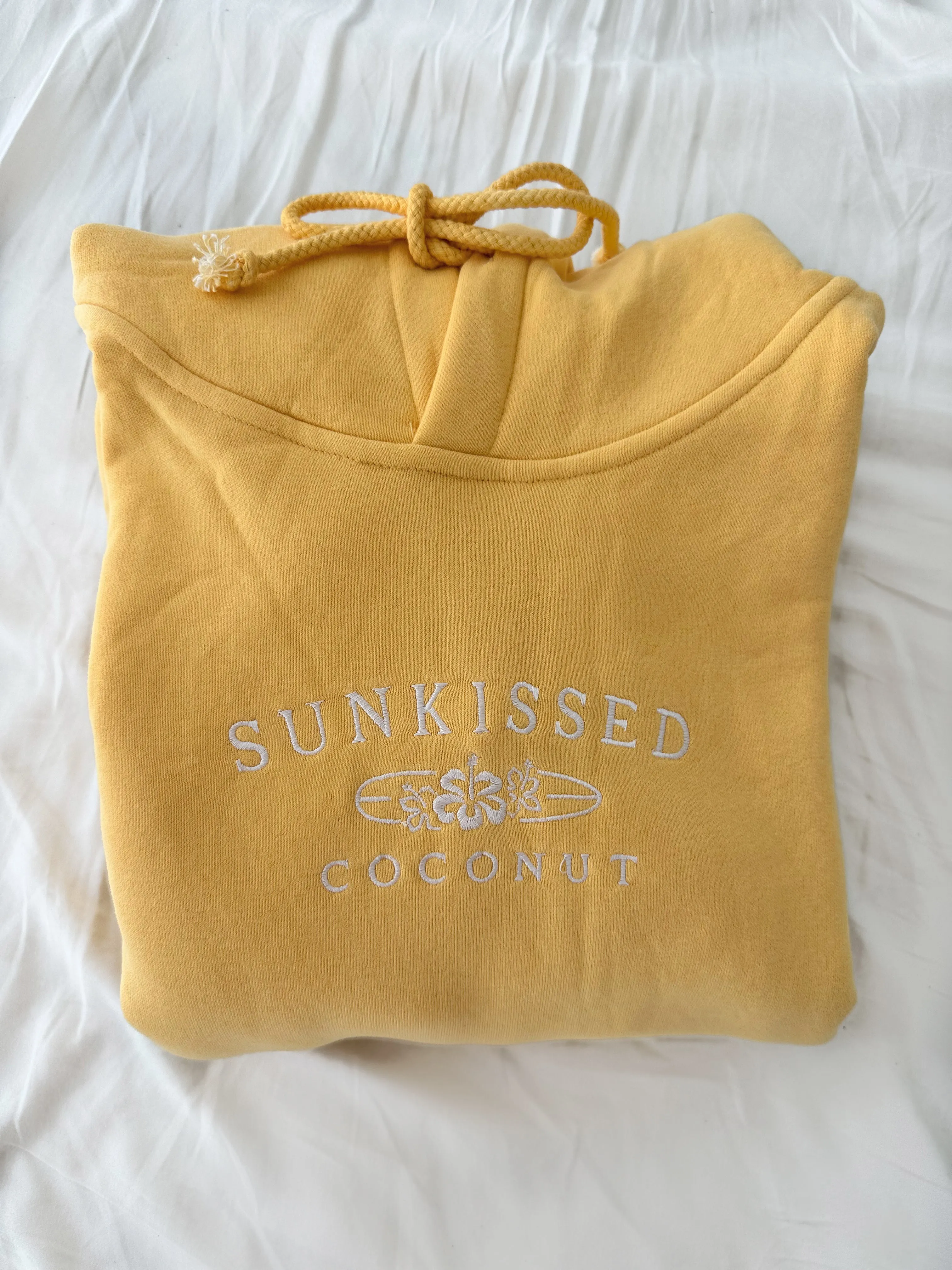 SUNKISSEDCOCONUT EMBROIDER HOODIE