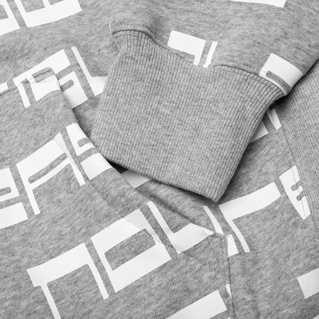 Tier Hoodie - Heather Grey