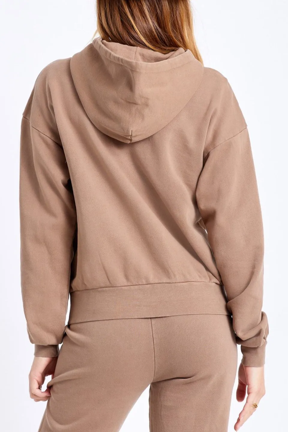 Vintage Dye Caramel Hoodie