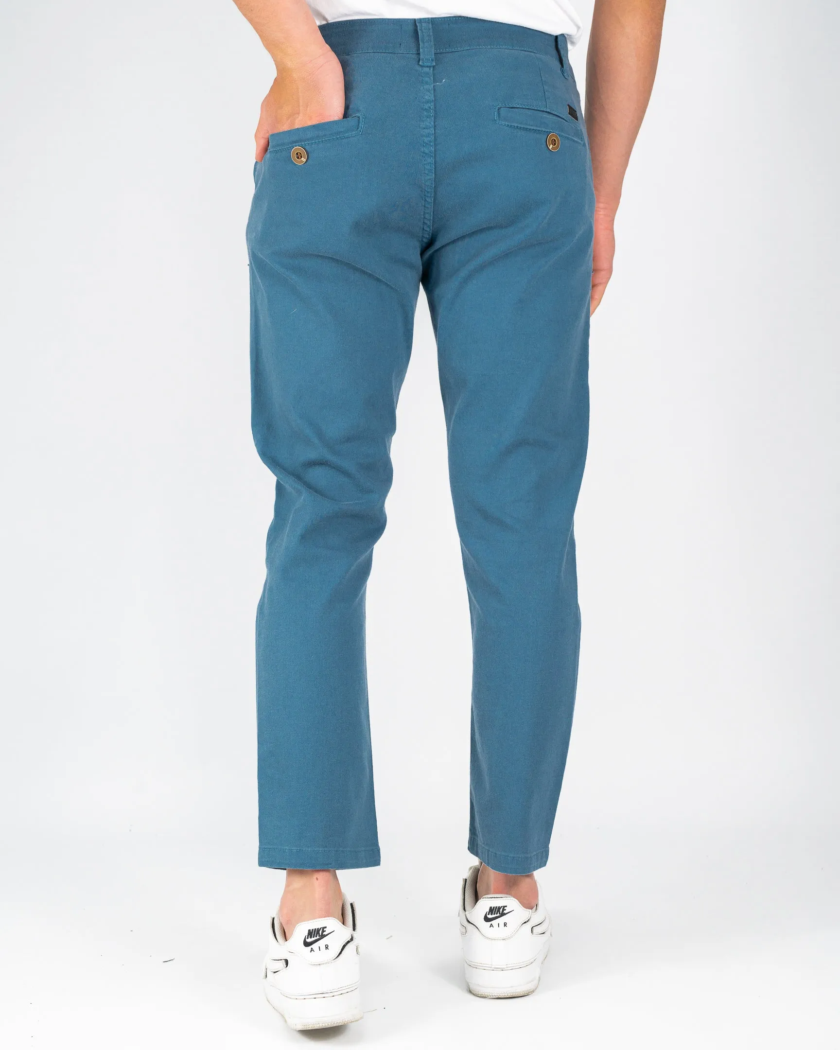 Washed Chino Pant - Acero