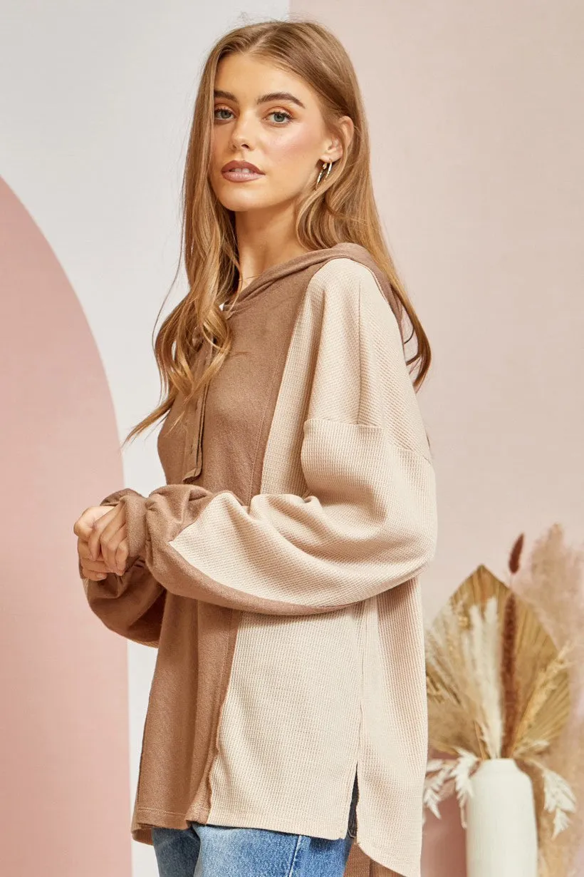 What a Find Hooded Pullover - Mocha