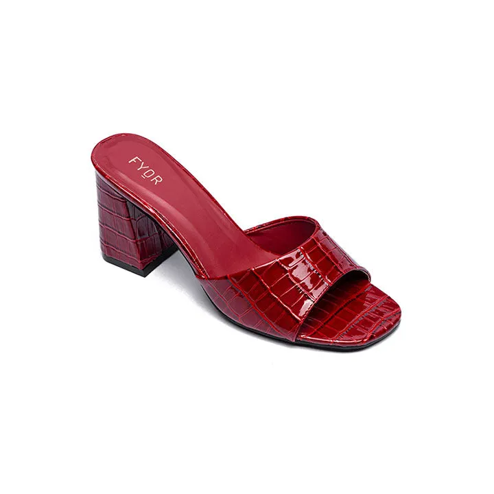 Wide Fit Box Heel Sandal HL 89