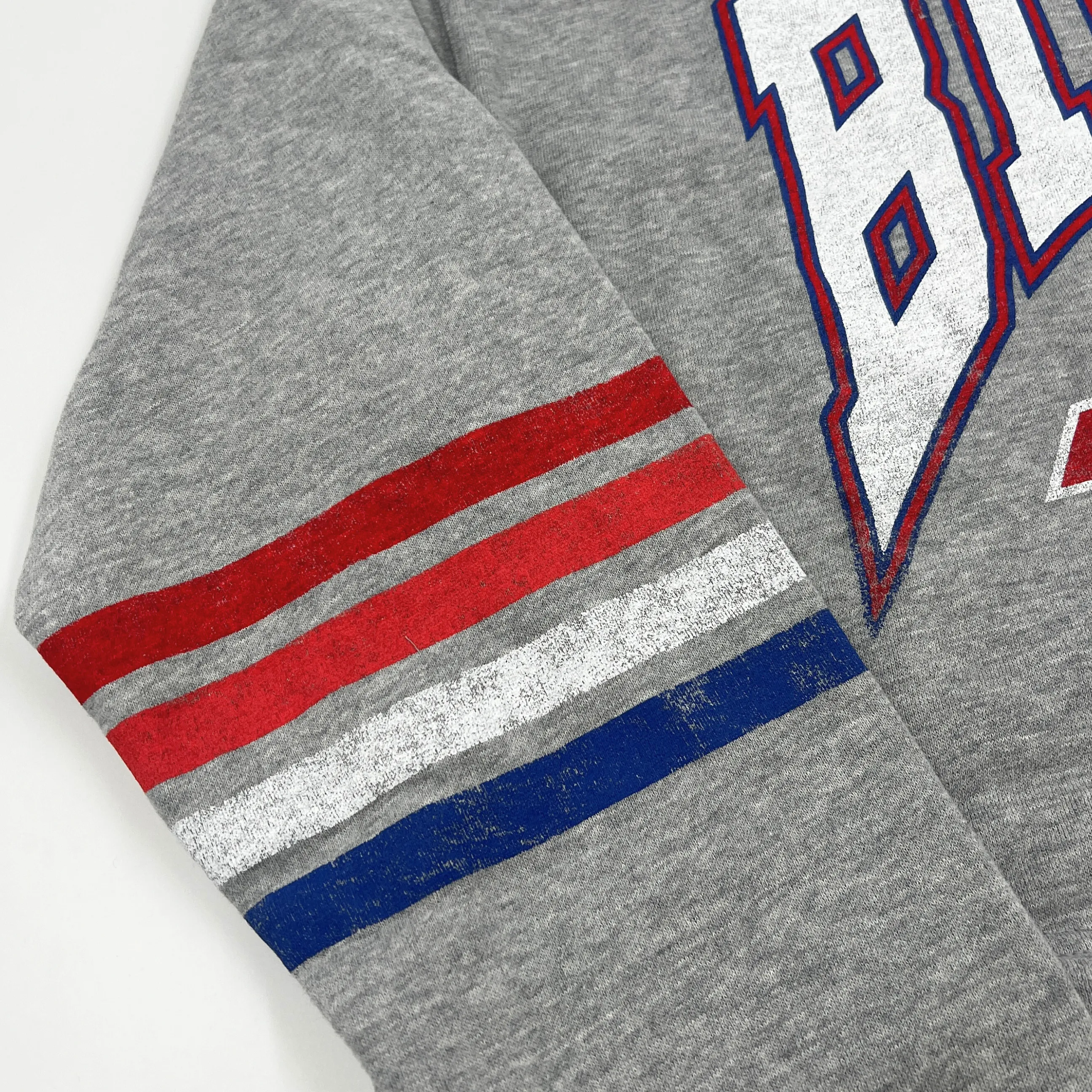 Women's '47 Brand Buffalo Bills Slate Gray Cropped Bennett Hoodie